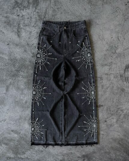 TENTH SERIES BLACK MONOGRAM MIRROR PANTS
