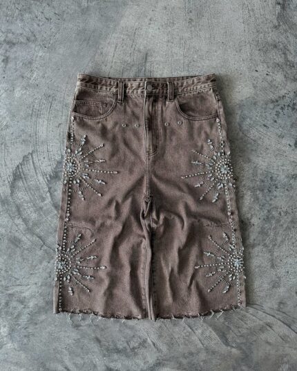 TENTH SERIES MONOGRAM MIRROR JORTS